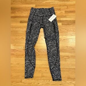 Athleta Rainier Black + White Leggings